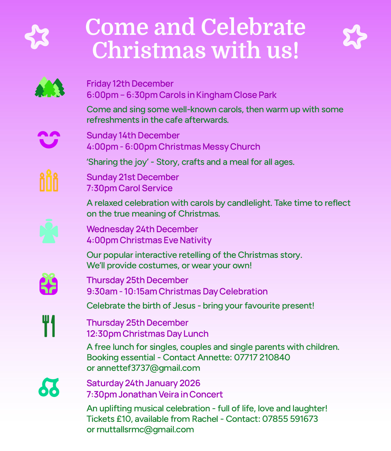 Christmas events 2025